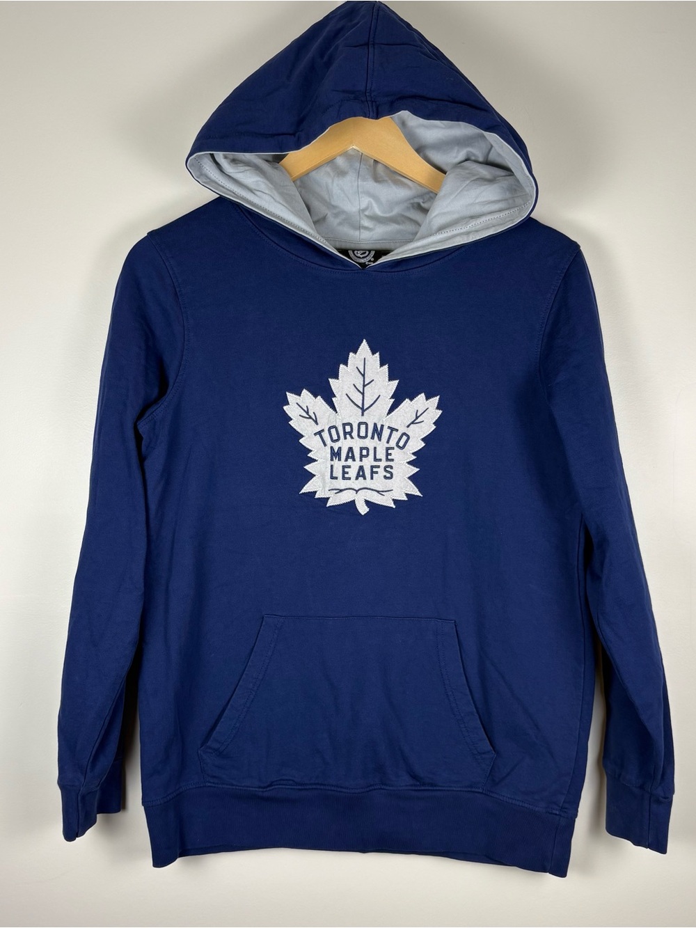 Toronto Maple Leafs Youth XL 14/16 Blue 100% Cotton NHL Pullover Hoodie